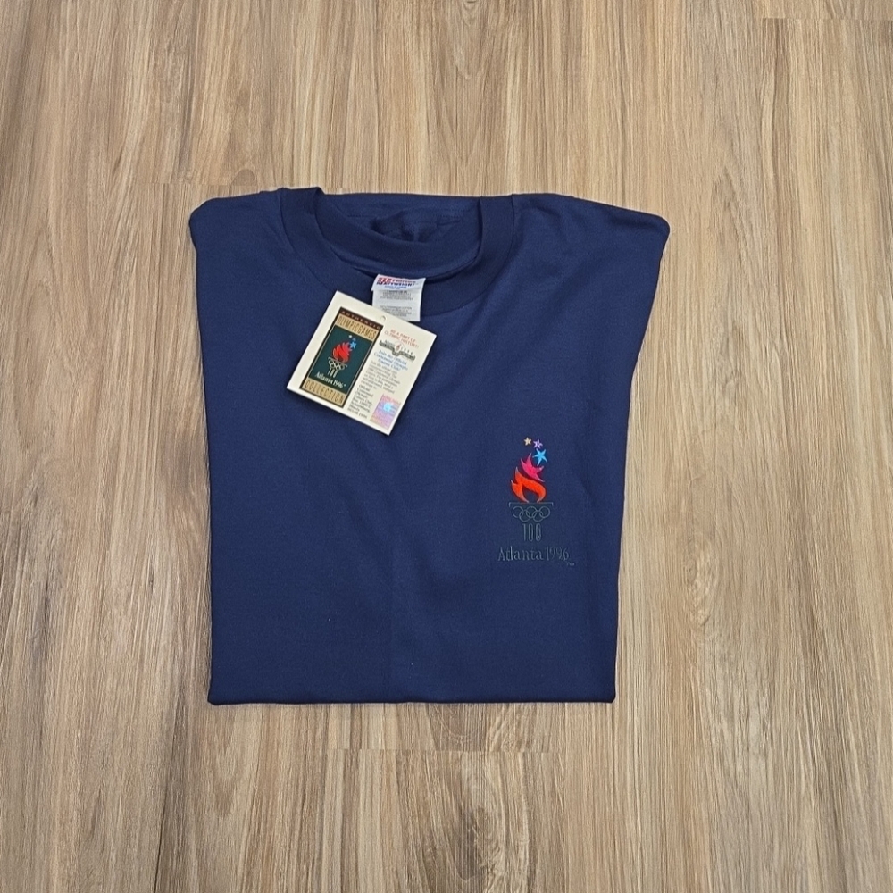 1996 Atlanta Olympic Summer Games Vintage Hanes Heavyweight T-Shirt